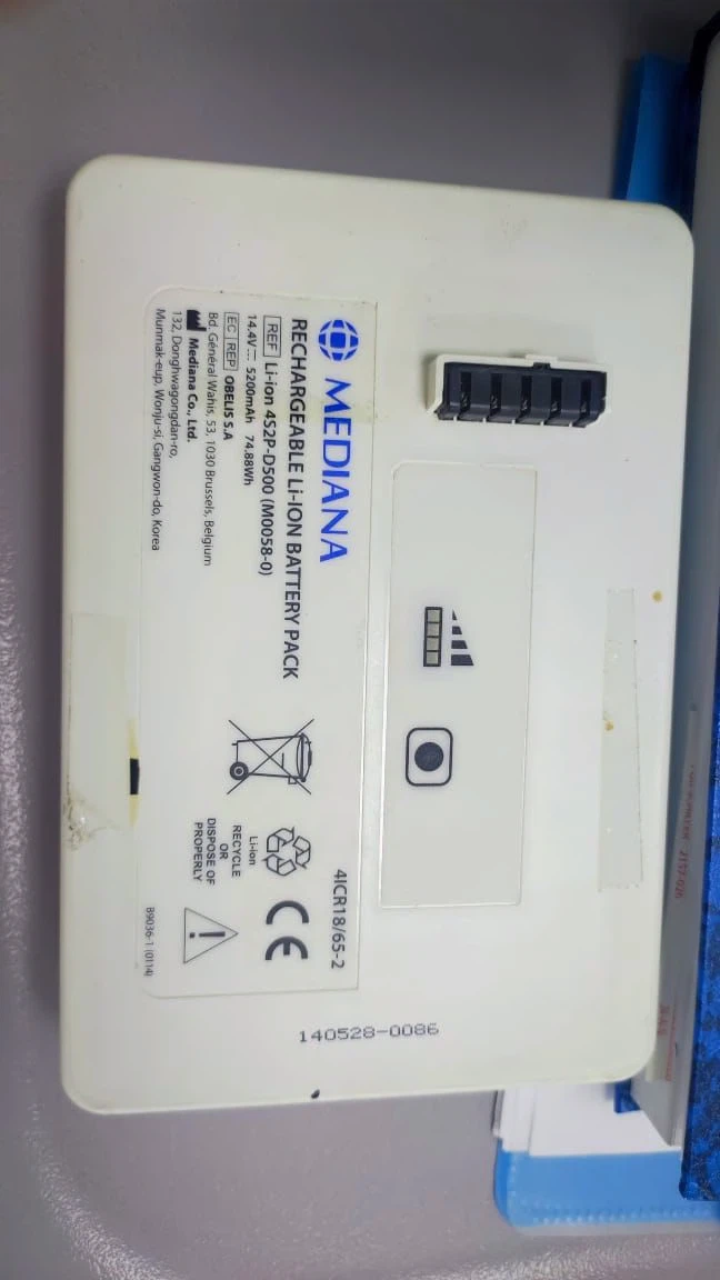 Battery 14.4V 5.2Ah For D500 MEDIANA Defibrillator M0058-0