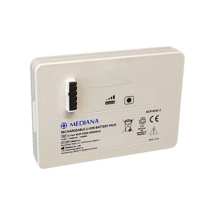 แบตเตอรี่ 14.4V 5.2Ah สำหรับ D500 MEDIANA เครื่องกระตุ้นหัวใจ M0058-0