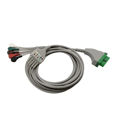 สายเคเบิล ECG ของ Fukuda Denshi 15 พิน DS-8100 DS-8200 DS-8500