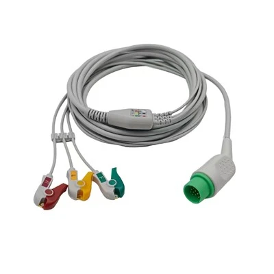 Spacelabs เข้ากันได้กับ 17-Pin 3-Lead ECG Lead Wire