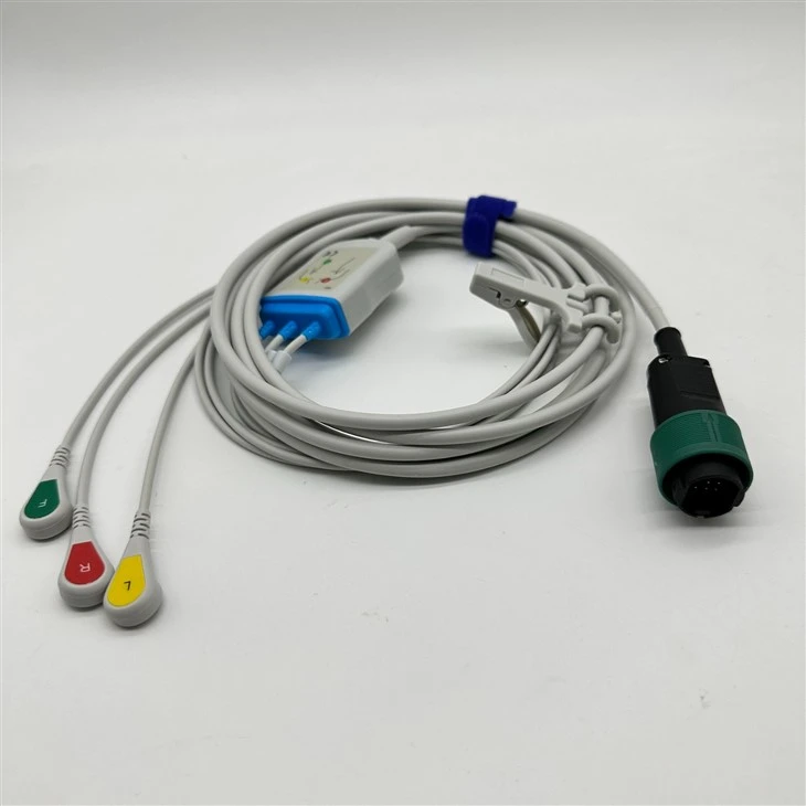 Yilang Compatible 8-Pin 3-Lead ECG/EKG Trunk Cable suppliers
