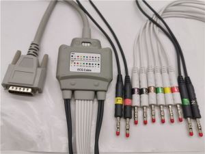 สายเคเบิล EKG / ECG ของ Nihon Kohden ที่รองรับ