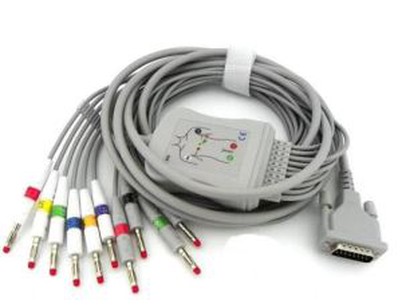 Schiller AT-1 / AT-2 EKG สายเคเบิลตะกั่ว