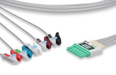 ลาก ECG Leadwires เข้ากันได้ 6 นําไปสู่