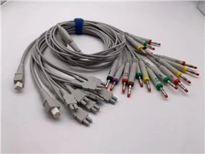 Edan SE-18 EKG ECG Cable Leadwires Banana