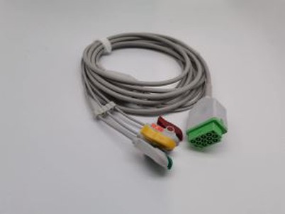 สาย ECG ที่เข้ากันได้ของ GE Marquette 3-LD