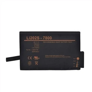 แบตเตอรี่ทดแทนแบบชาร์จได้ Li-ion LI202S-7800 10.8V 7800mAh ใช้งานร่วมกับ Spacelabs MCare300 MCare300D