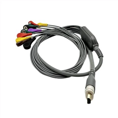 สายเคเบิล ECG Holter ของ Nalong RAGE{0}} ที่เข้ากันได้